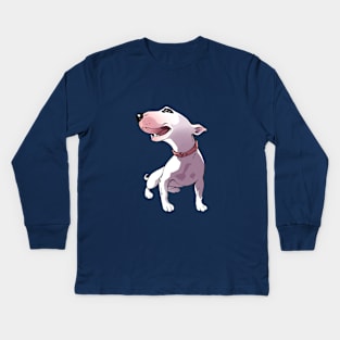 Bull Terrier Kids Long Sleeve T-Shirt